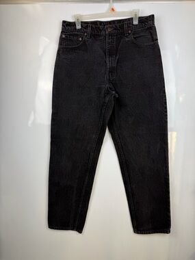 Vintage Levi's Relaxed Tapered Leg Black Men's Women’s Jeans Size‎ 36